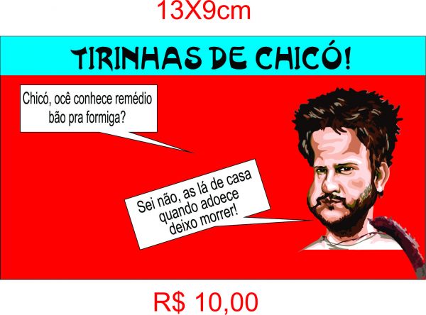 Adesivo Tirinhas de Chicó