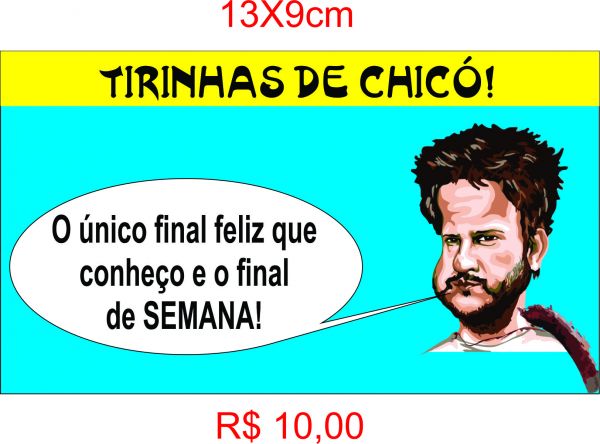 Adesivo Tirinhas de Chicó