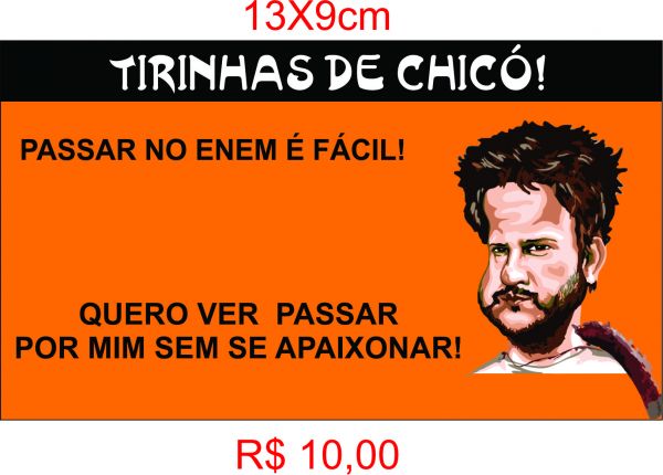 Adesivo Tirinhas de Chicó