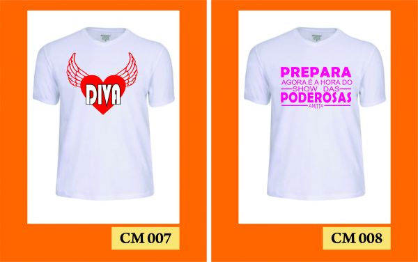 Camisas MC Anitta Personalizadas