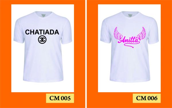 Camisas MC Anitta Personalizadas